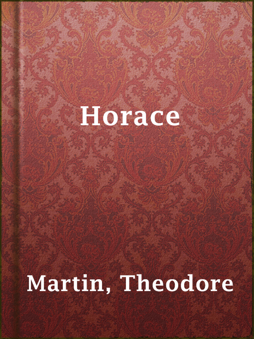 Cover image for Horace